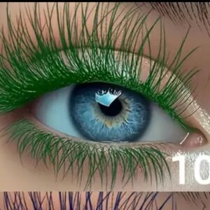 🍁 Green Color Curly 5D Mascara